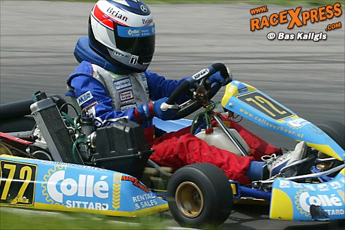 Brian Peeters vice kampioen karting